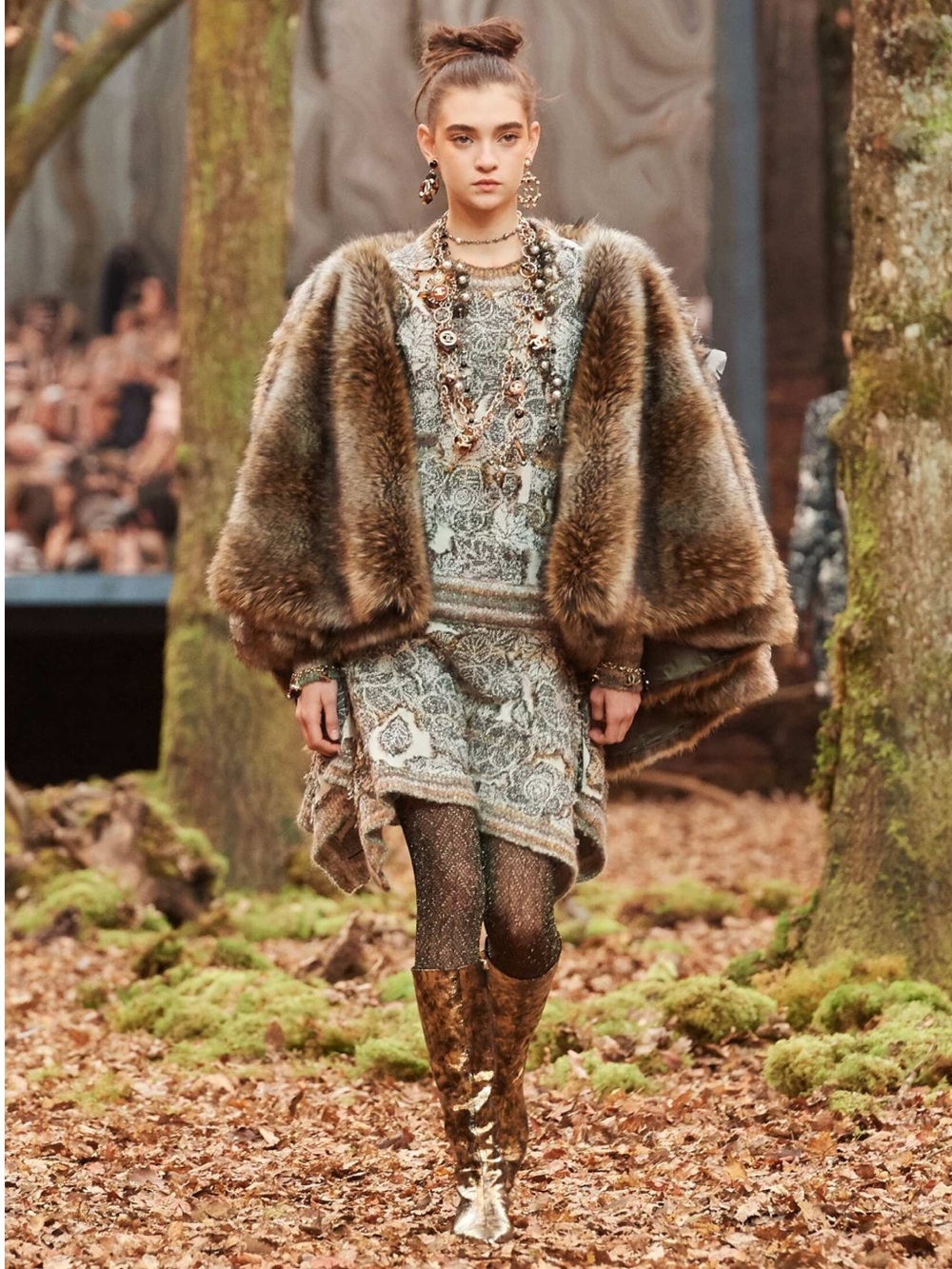 CHANEL 2018 Fall Winter Long Sleeve Dress